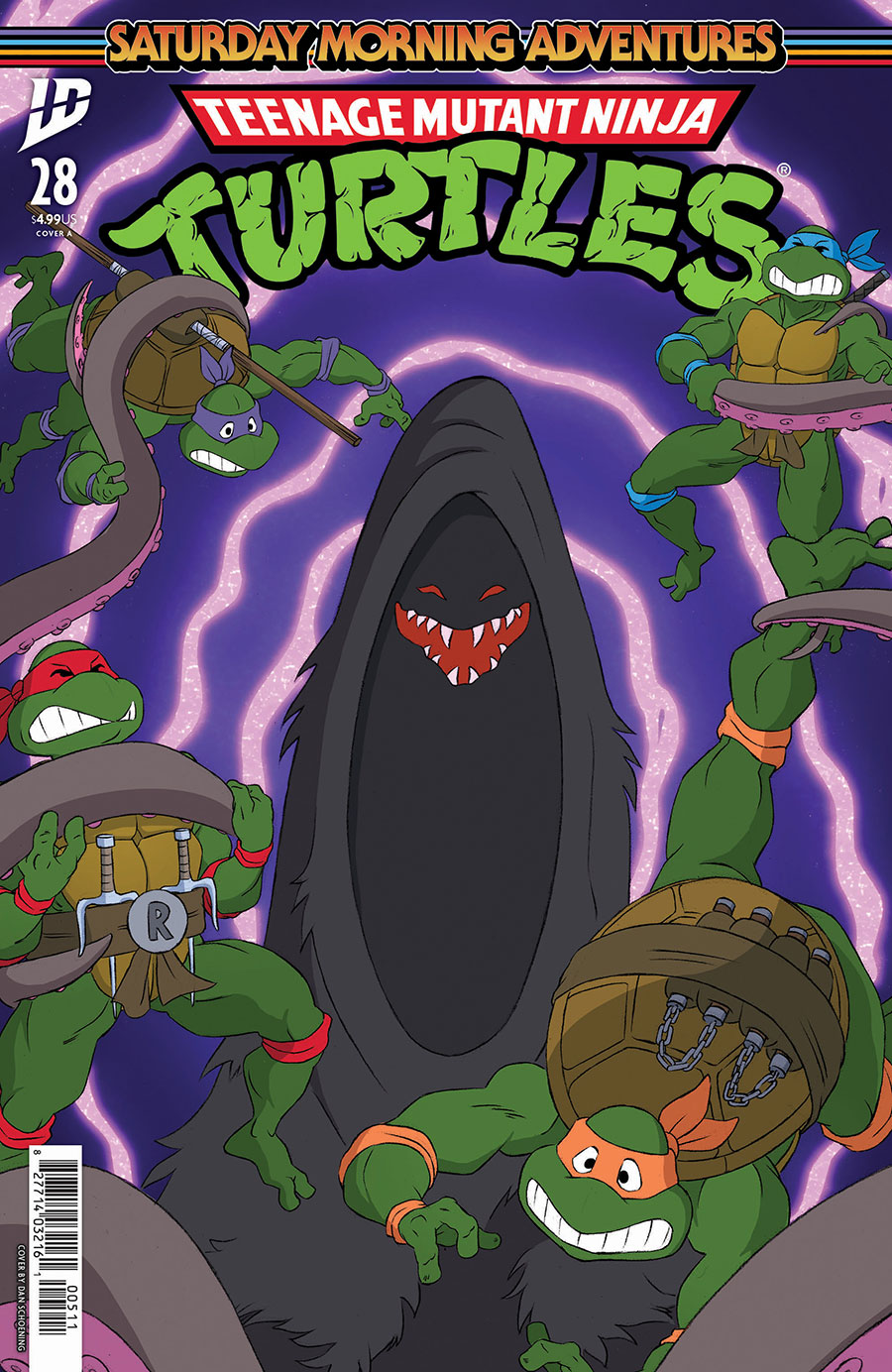 Teenage Mutant Ninja Turtles Saturday Morning Adventures Continued #28 Cover A Regular Dan Schoening Cover
