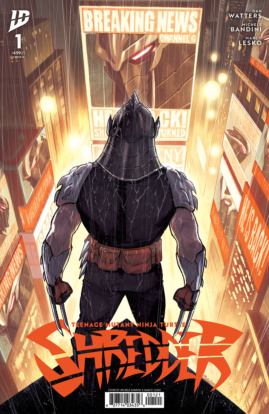 Teenage Mutant Ninja Turtles Shredder #1 Cover B Variant Michele Bandini Cover