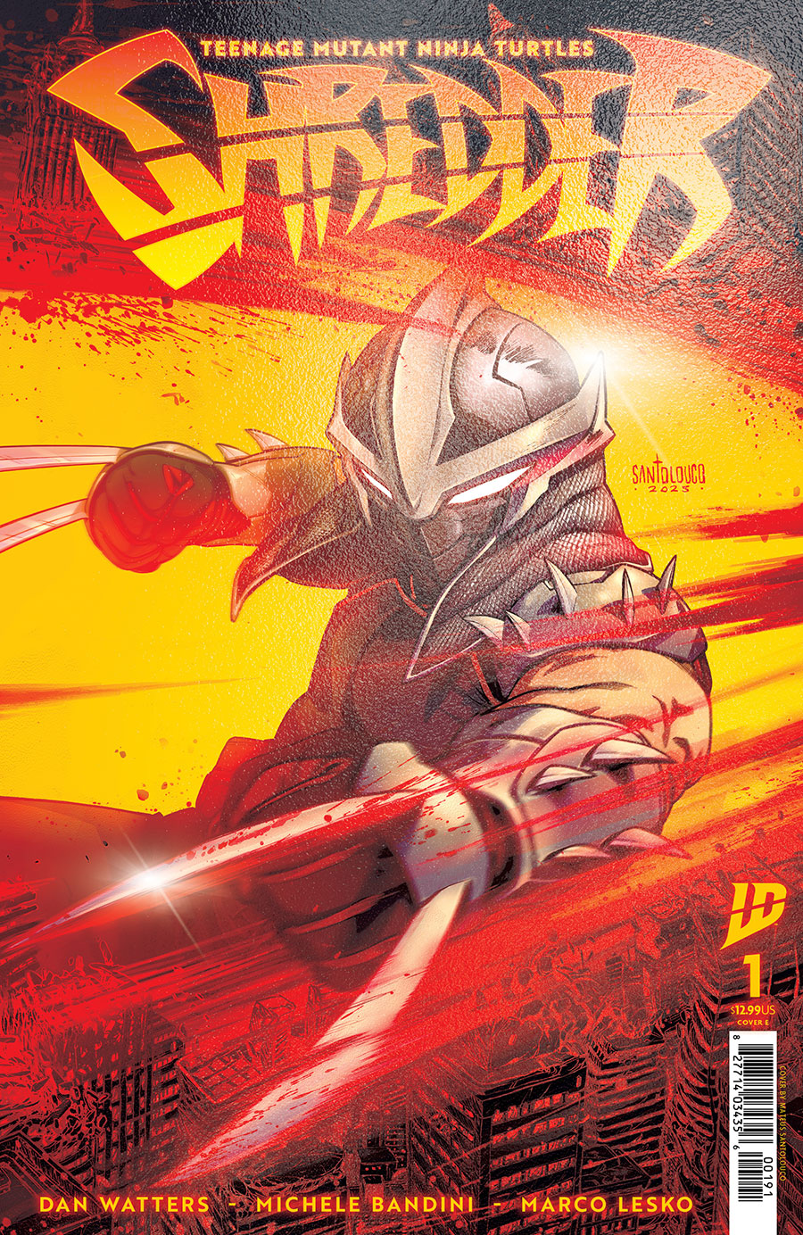 Teenage Mutant Ninja Turtles Shredder #1 Cover E Variant Mateus Santolouco Foil Cover