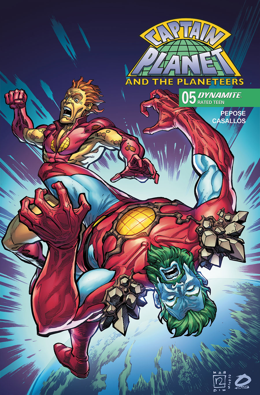 Captain Planet And The Planeteers Vol 2 #5 Cover A Regular Chad Hardin Cover