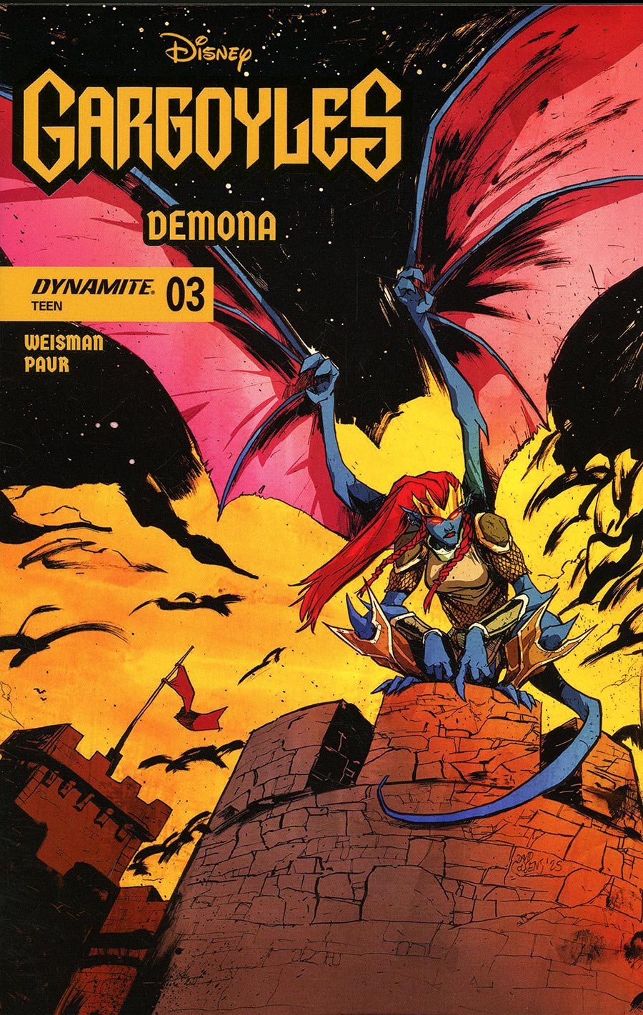 Gargoyles Demona #3 Cover D Variant David Cousens Cover