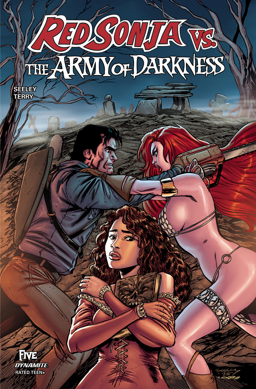 Red Sonja vs The Army Of Darkness #5 Cover B Variant Tim Seeley Cover