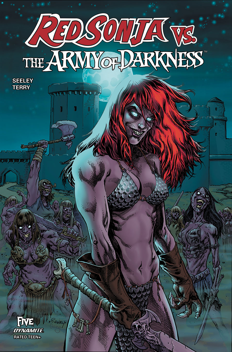 Red Sonja vs The Army Of Darkness #5 Cover C Variant Tom Raney Cover