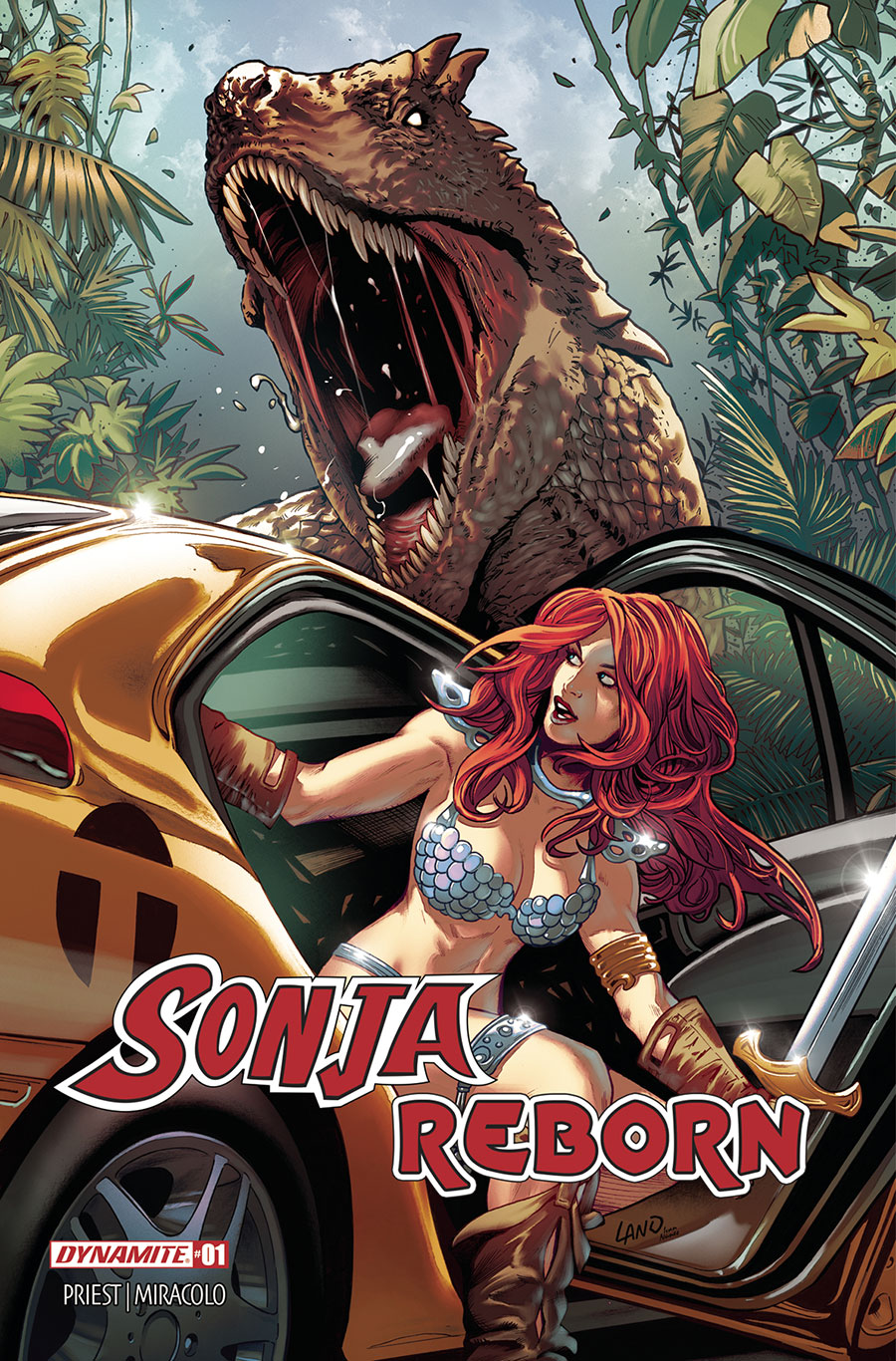 Sonja Reborn #1 Cover D Variant Greg Land Cover