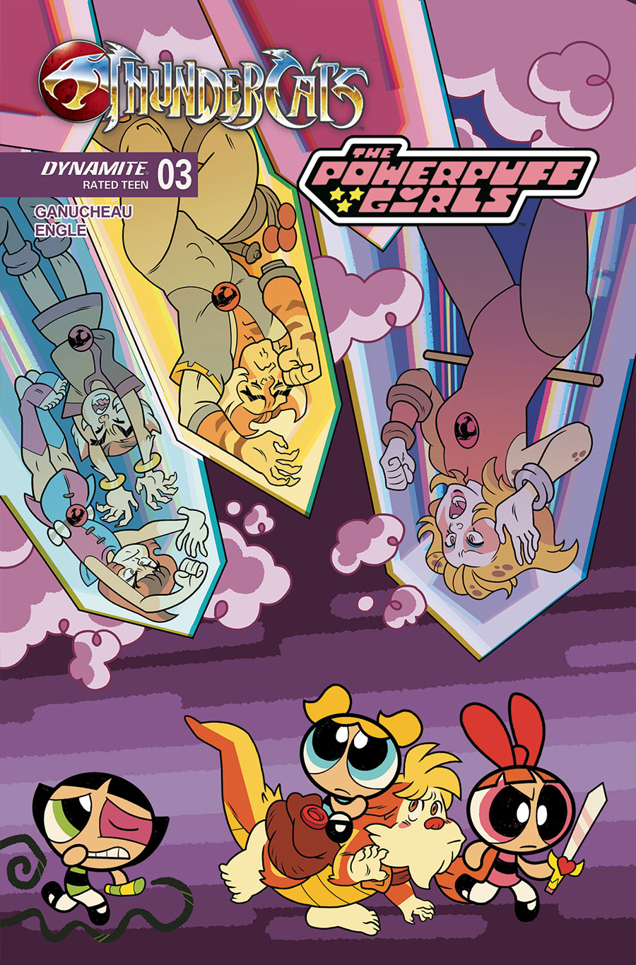Thundercats Powerpuff Girls #3 Cover B Variant Coleman Engle Cover