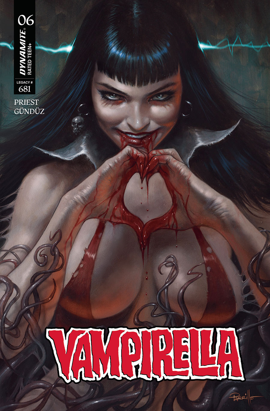 Vampirella Vol 9 #6 Cover A Regular Lucio Parrillo Cover