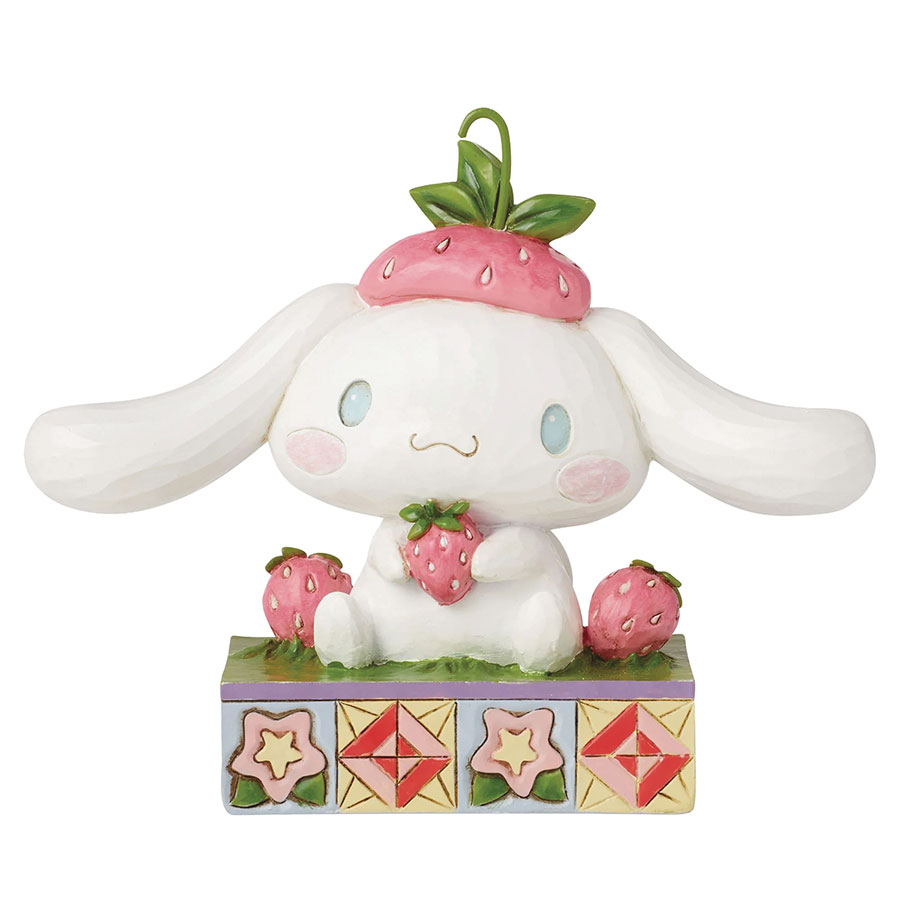 HELLO KITTY CINNAMOROLL STRAWBERRY 4 1/2IN STATUE (C: