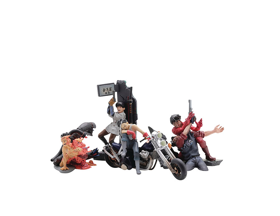 Akira MiniQ Trading Figure Part 2 Tetsuo Series Blind Mystery Box 6-Piece Display