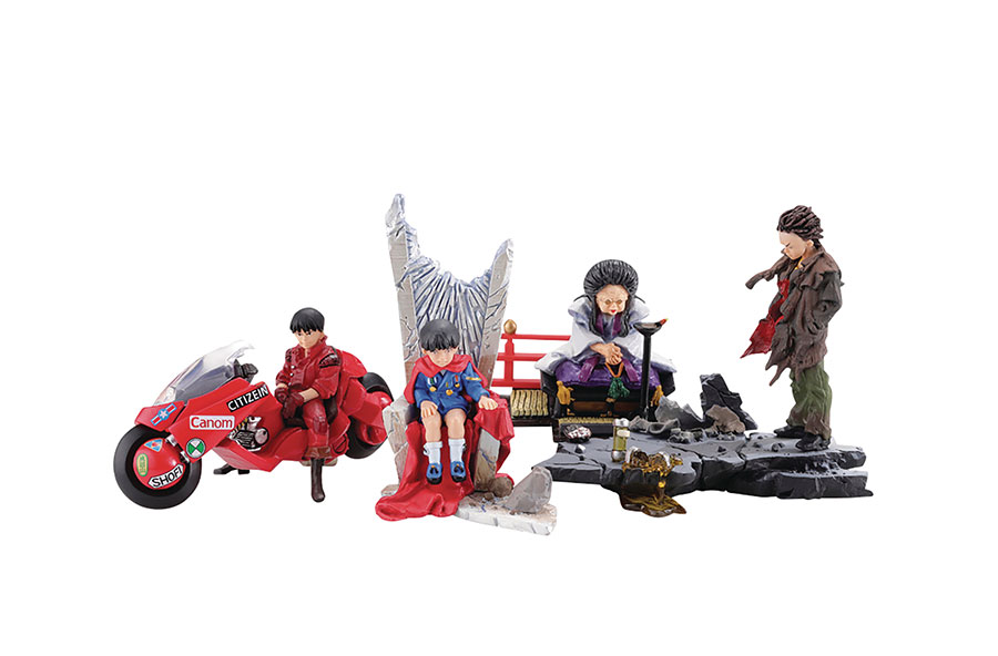 Akira MiniQ Trading Figure Part 3 Akira Series Blind Mystery Box 6-Piece Display
