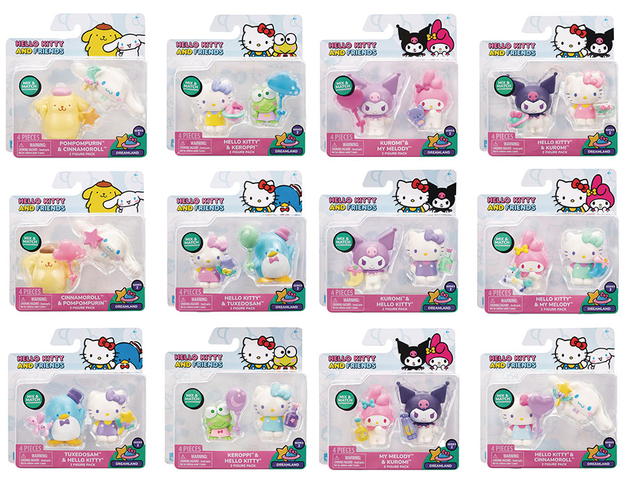 HELLO KITTY & FRIENDS 2IN FIG 2PK ASST (C: 1-1-2)