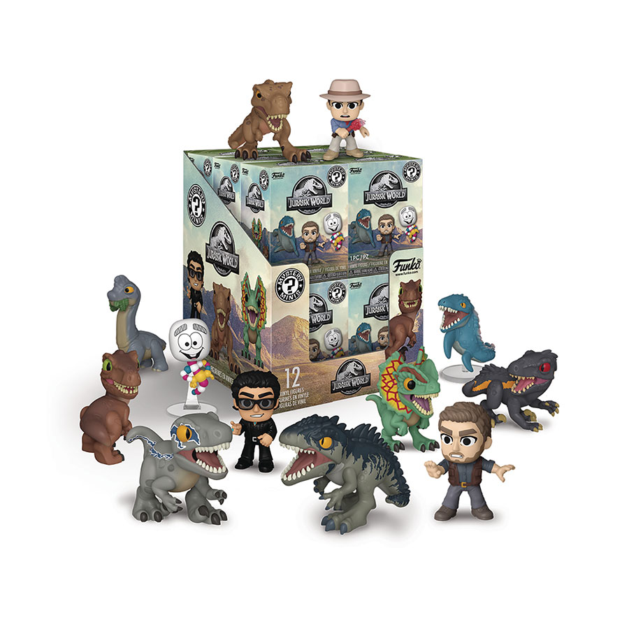 Jurassic Park & Jurassic World Mystery Minis Blind Mystery Box 12-Piece Display