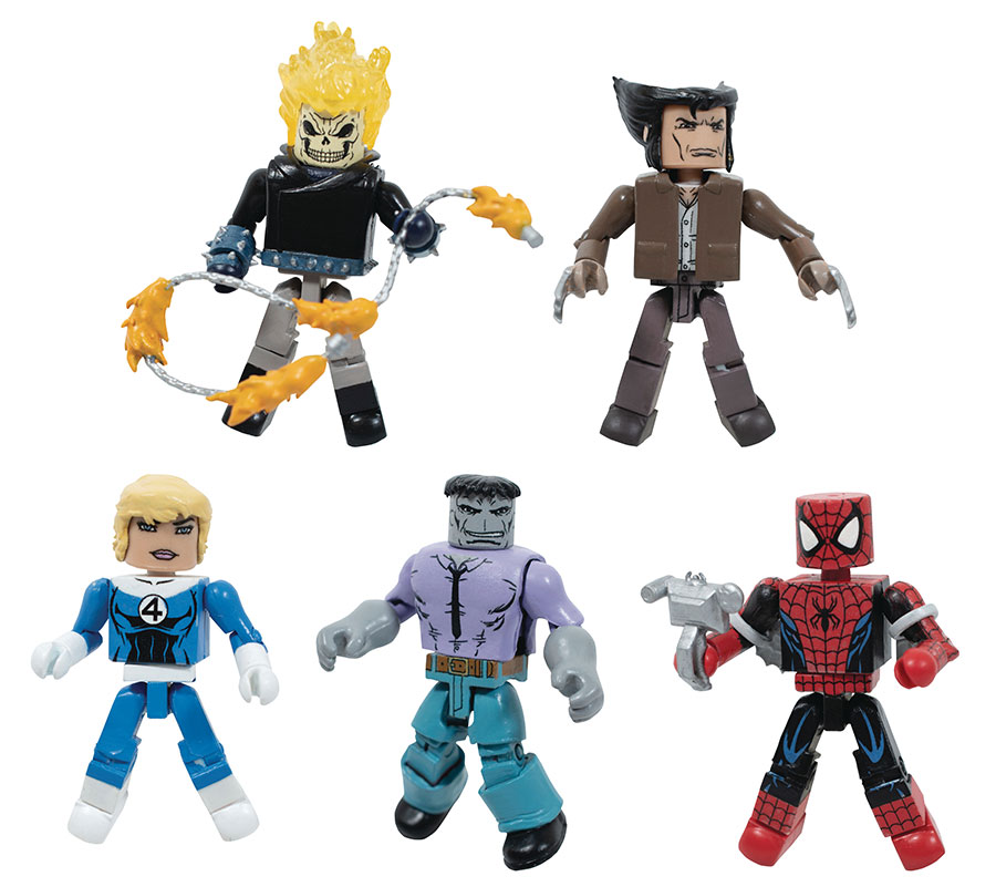 MARVEL MINIMATES NEW FANTASTIC FOUR DLX BOX SET (C: 1-