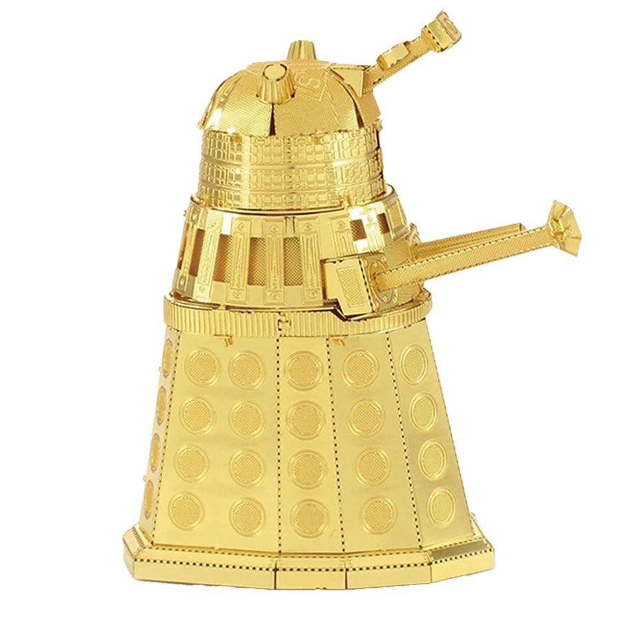 DOCTOR WHO GOLD DALEK METAL MODEL KIT (C: 1-1-2)