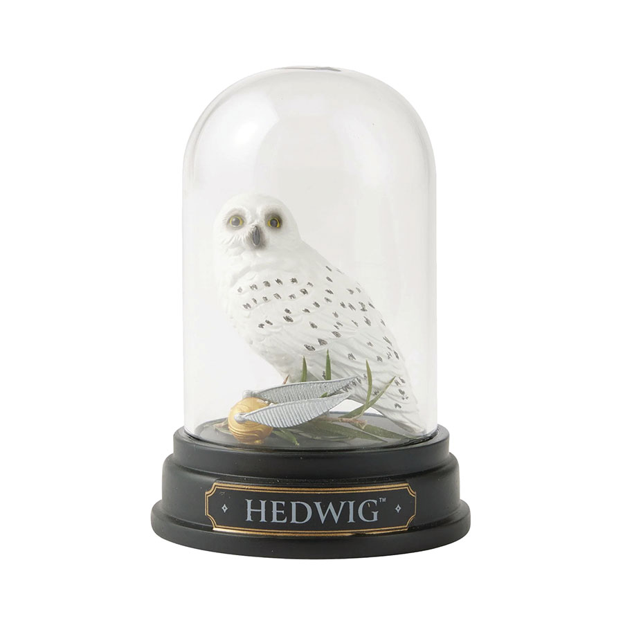 HARRY POTTER HEDWIG CURIOSITY 3 3/4IN FIG IN CLOCHE (C