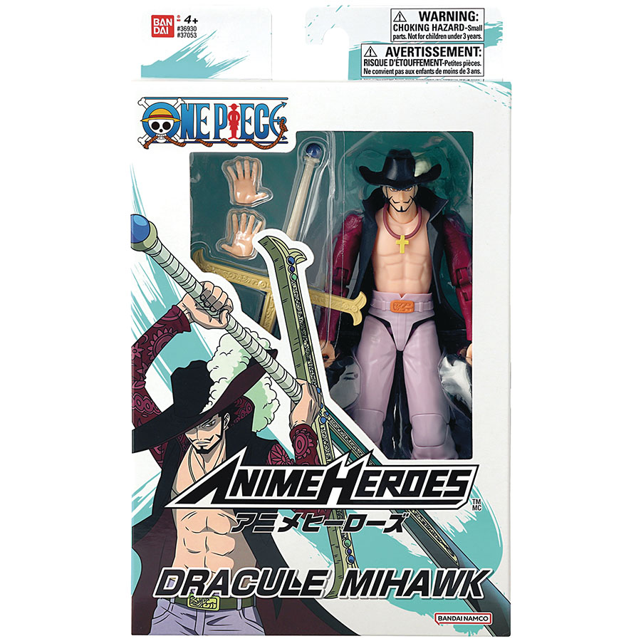 ONE PIECE ANIME HEROES DRACULE MIHAWK 6.5IN AF (C: 1-1