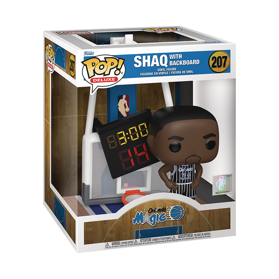 POP Deluxe Magic Shaq With Backboard Vinyl Figure