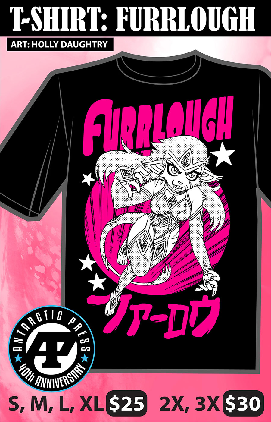 Furrlough Manga Style T-Shirt XXX-Large