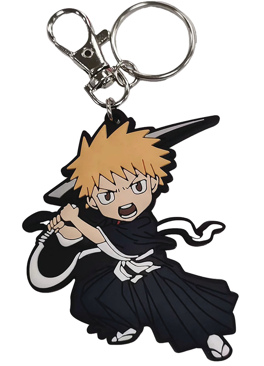 BLEACH ICHIGO SWINGING SWORD PVC KEYCHAIN (C: 1-1-2)