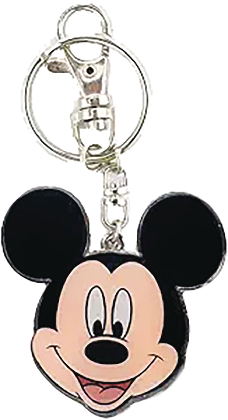 DISNEY MICKEY MOUSE 2 SIDED COLOR FACE KEYCHAIN (C: 1-