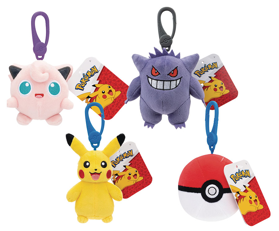 POKEMON 3-1/2IN PLUSH CLIP-ON 12CT ASST (C: 1-1-2)