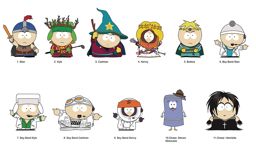South Park 3D Foam Bag Clip Series 2 Blind Mystery Box