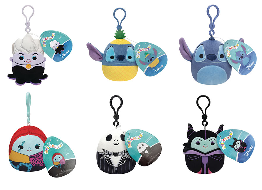 SQUISHMALLOWS DISNEY 3IN CLIP-ON 12PC ASST (C: 1-1-2)