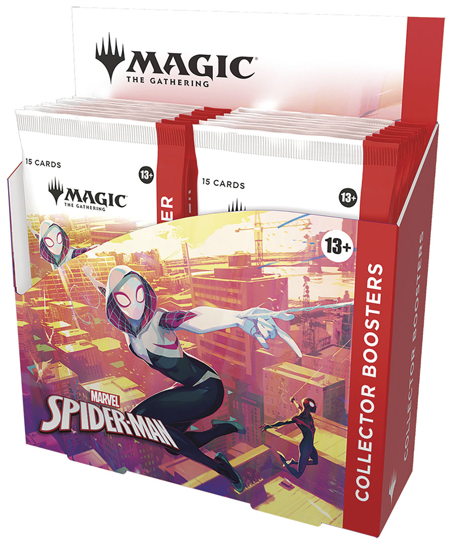 Magic The Gathering Marvels Spider-Man Collector Booster Display (12-Count)