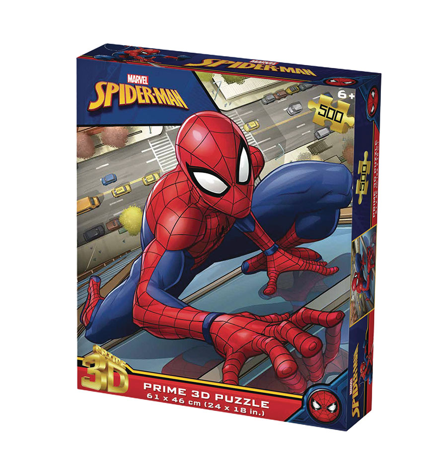 SPIDER MAN MARVEL 3D JIGSAW PUZZLE 500PC 24X18 (C: 1-1