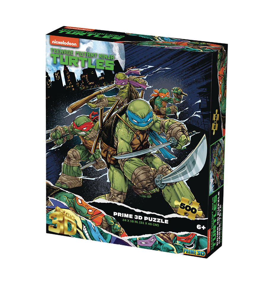 Teenage Mutant Ninja Turtles 500-Piece 24x18 3D Puzzle