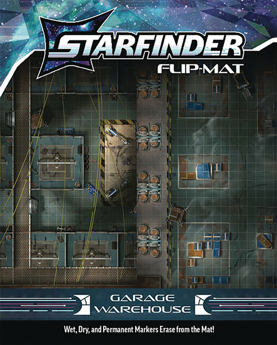 STARFINDER FLIP-MAT GARAGE WAREHOUSE (C: 1-1-2)