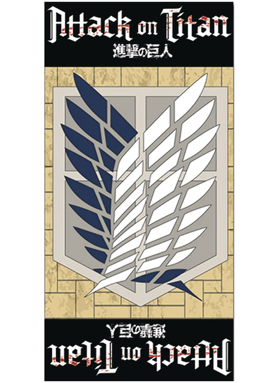 ATTACK ON TITAN SURVEY CORPS BEACH TOWEL (C: 1-1-2)