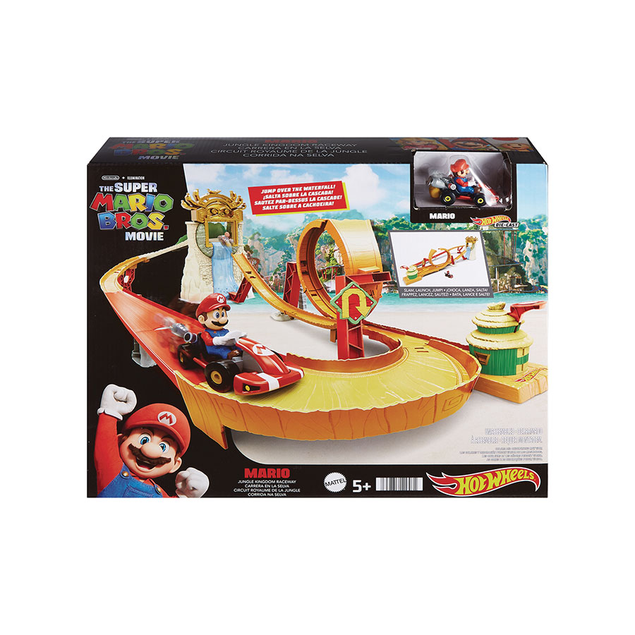 HOT WHEELS MARIO KART JUNGLE KINGDOM RACEWAY (C: 1-1-2
