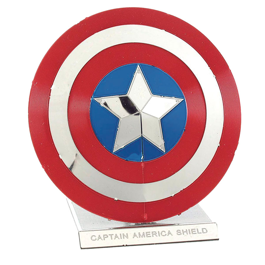 MARVEL CAPTAIN AMERICAS SHIELD METAL MODEL KIT (C: 1-1