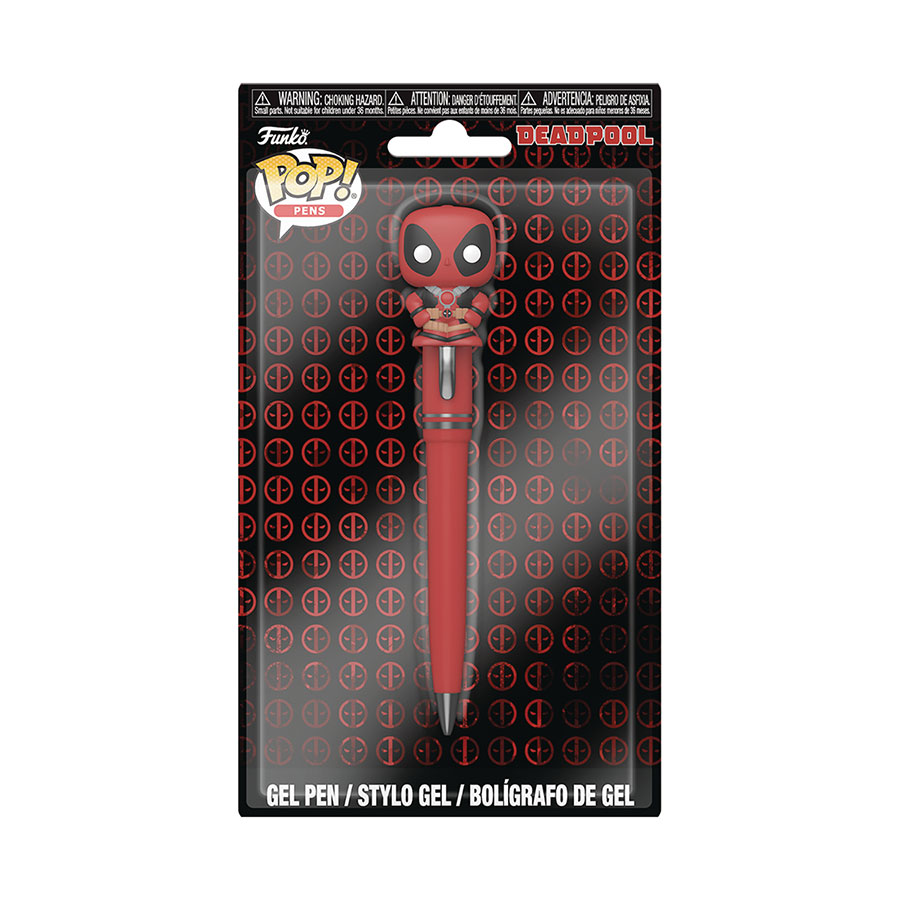 POP PENS MARVEL DEADPOOL DK RD (C: 1-1-2)