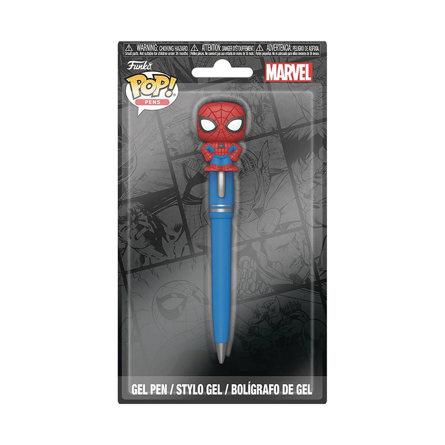 POP Pens Marvel Spider-Man Light Blue Ink