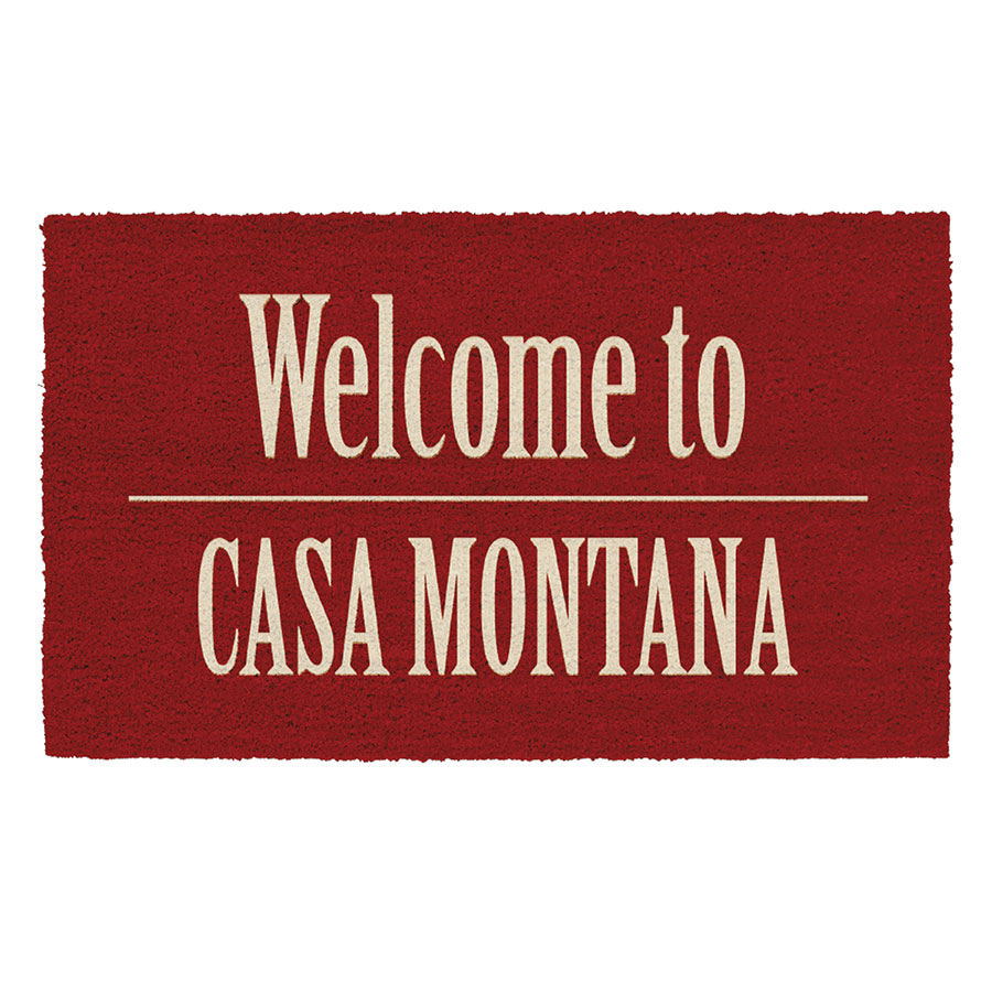 WELCOME TO CASA MONTANA SCARFACE DOORMAT (C: 1-1-2)