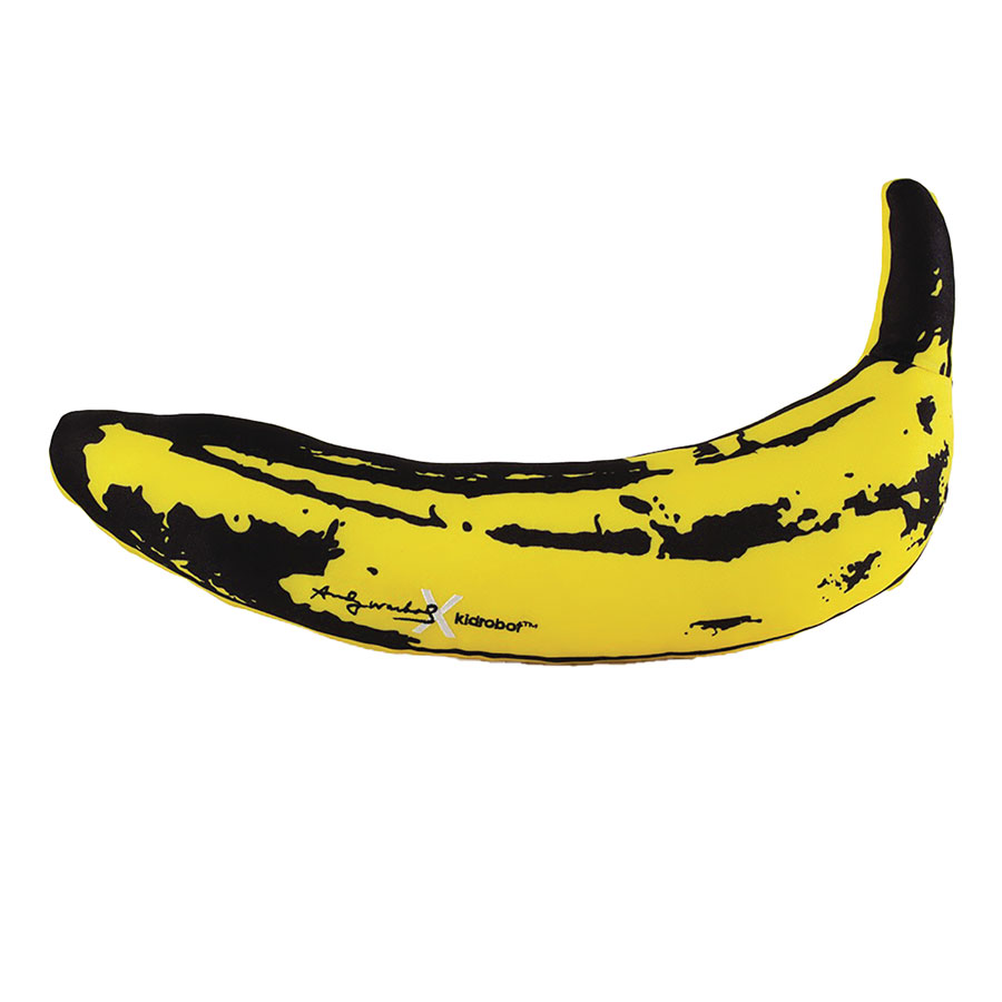 ANDY WARHOL MEDIUM YELLOW BANANA PLUSH (C: 1-1-2)