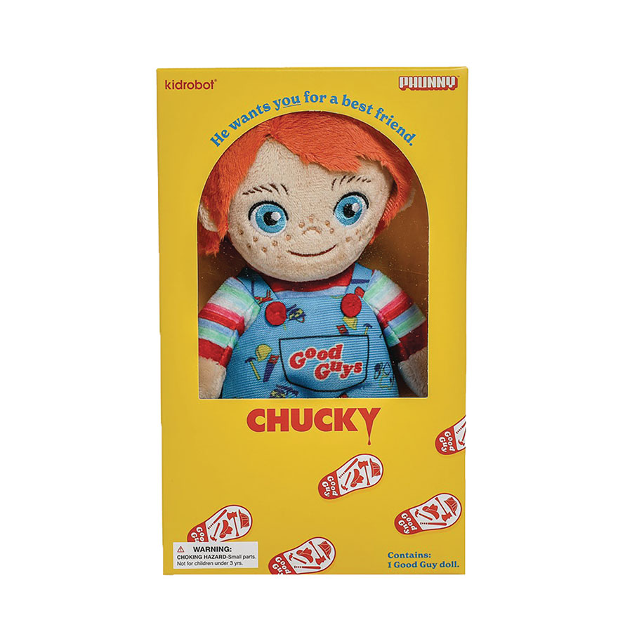 CHILDS PLAY 2 GOOD GUY CHUCKY STANDING PHUNNY PLUSH IN BOX (