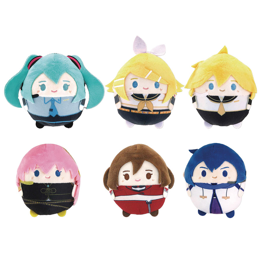 Hatsune Miku Fuwakororin Collection 3.5-Inch Plush 6-Piece Display