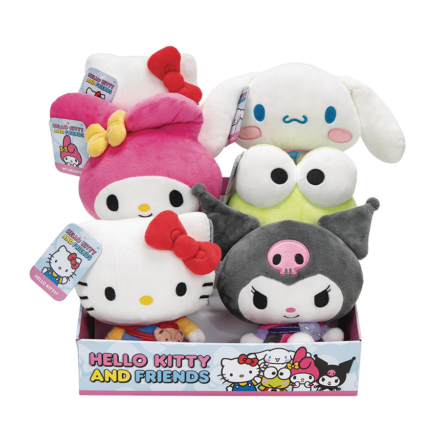 HELLO KITTY & FRIENDS 8IN PLUSH 6PC DIS (C: 1-1-2)