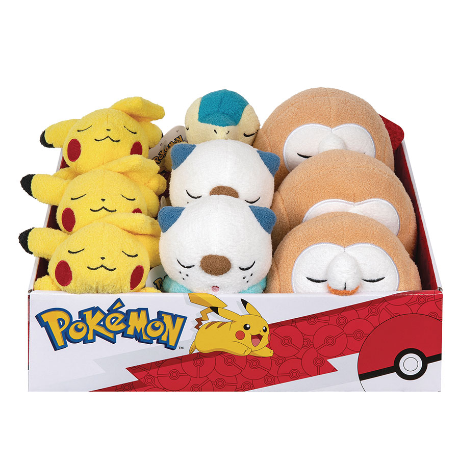 POKEMON 5IN SLEEPING PLUSH 9CT ASST (C: 1-1-2)