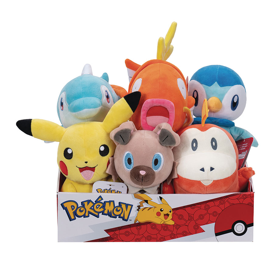 POKEMON 8IN PLUSH 6CT DIS (C: 1-1-2)
