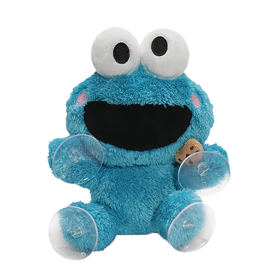 SESAME STREET COOKIE MONSTER 8IN PLUSH WINDOW CLINGER