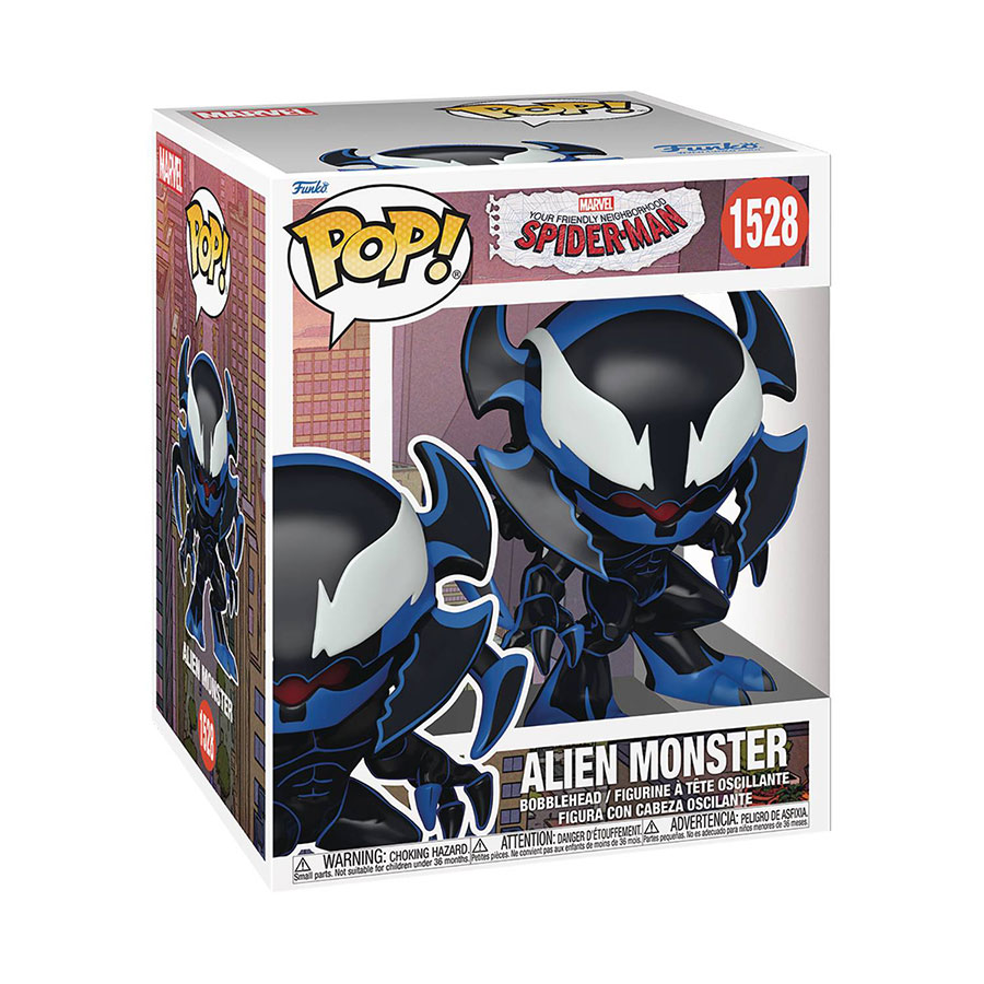 POP Super Friendly Neighborhood Spider-Man Alien Monster Vinyl Bobble Head