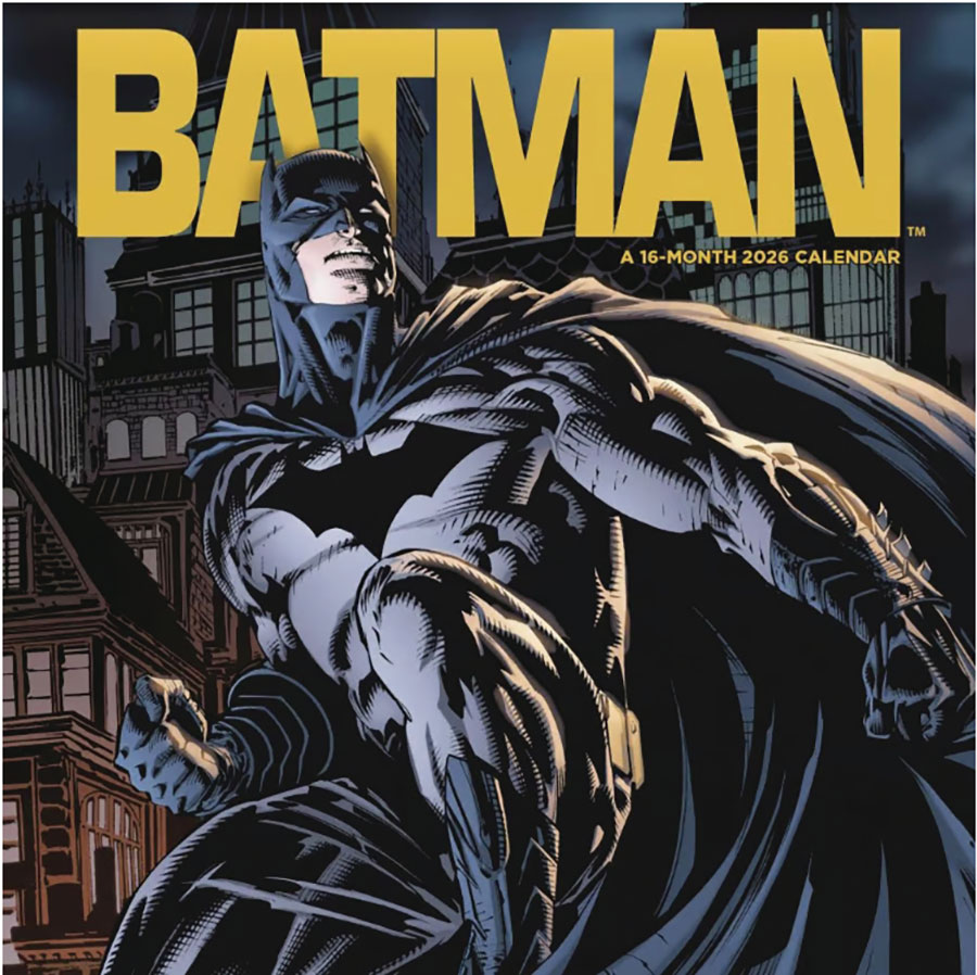 Batman 16-Month 2026 Wall Calendar