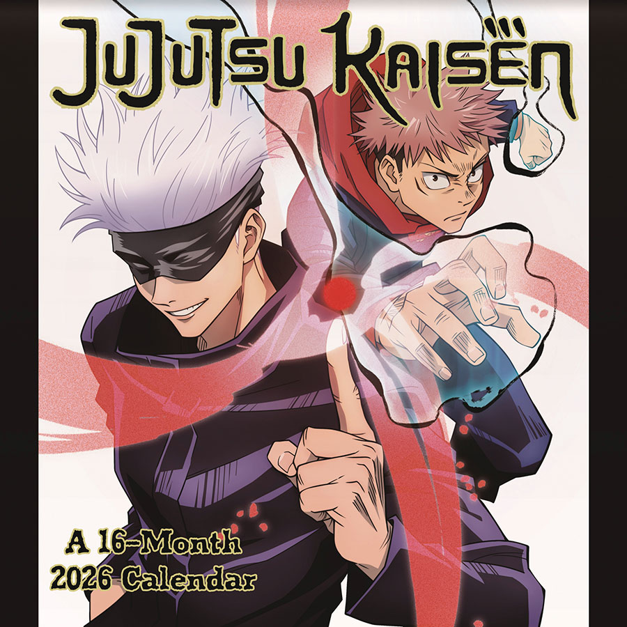 Jujutsu Kaisen 16-Month 2026 Wall Calendar