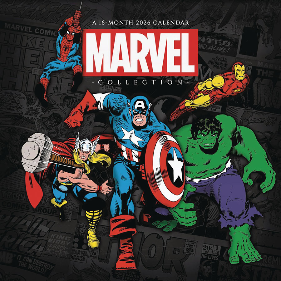 Marvel Comics 16-Month 2026 Wall Calendar