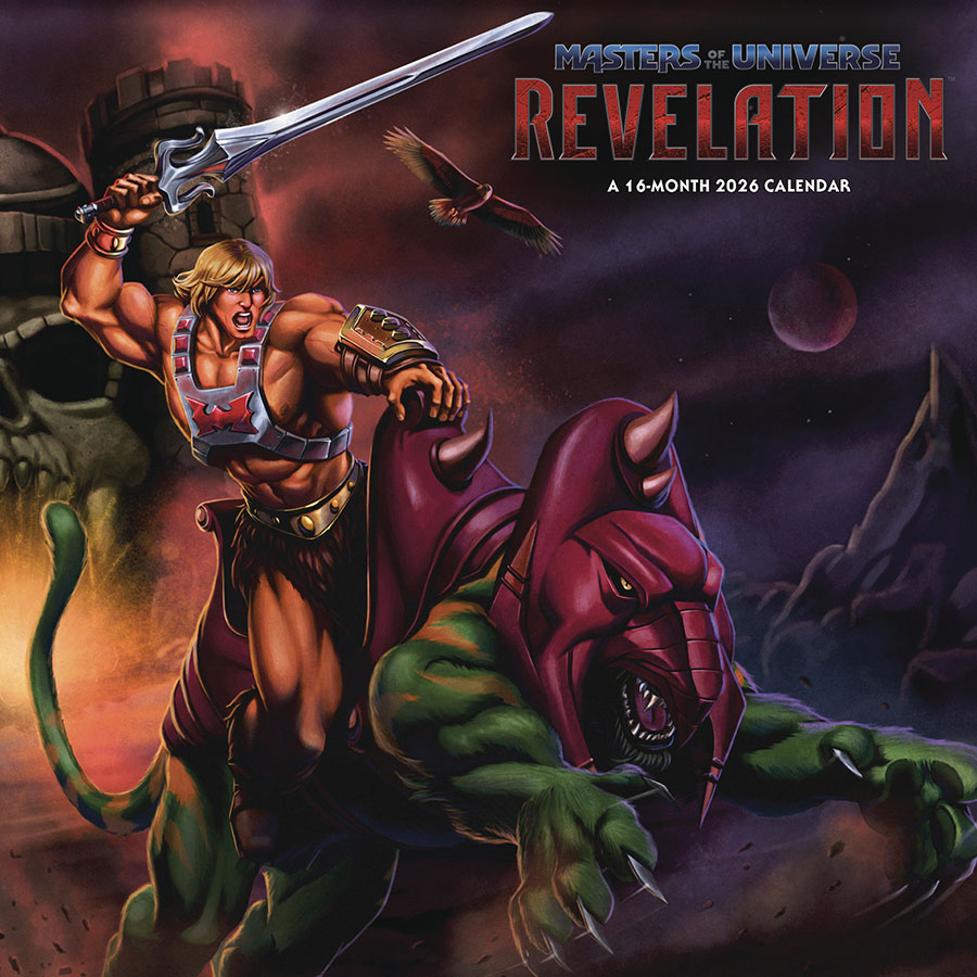 Masters Of The Universe 16-Month 2026 Wall Calendar