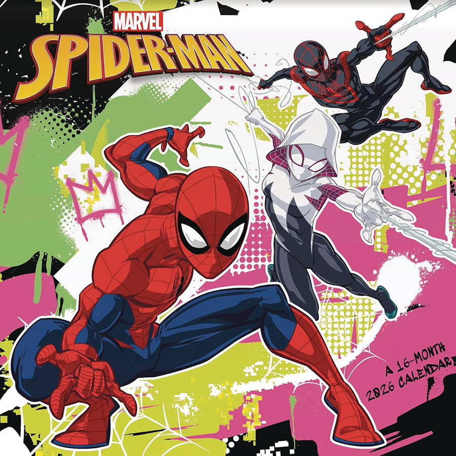 Spider-Man 16-Month 2026 Wall Calendar