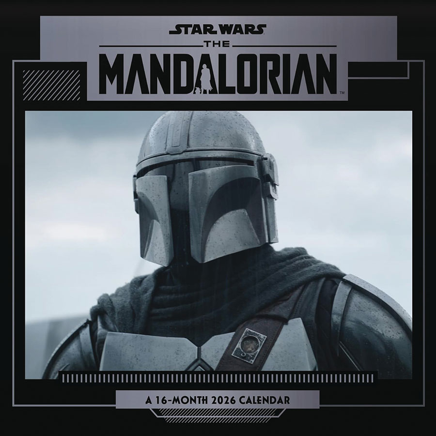 Star Wars The Mandalorian 16-Month 2026 Wall Calendar